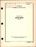 Overhaul Instructions for Type 117 D-1E Air Ram Switch