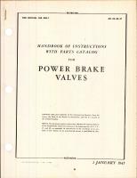 Handbook of Instructions with Parts Catalog for Power Brake Valves