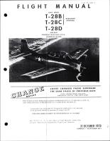 Flight Manual for USAF Series T-28B, T-28C Armament Modified, & T-28D