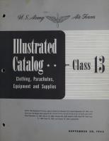 Illustrated Catalog Clothing, Parachutes, Equipment and Supplies