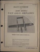 Pilot's Handbook for Army Models P-82F and G