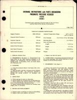 Overhaul Instructions with Parts Breakdown for Pneumatic Pressure Reducer - 870448 