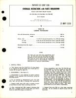 Overhaul Instructions with Parts Breakdown for Float and Vent Pilot Valve - Parts 22-1744-004, 22-1744-0041, and 22-1744-005