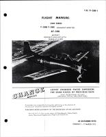 Flight Manual for USAF Series T-28B, T-28C Armament Modified, & AT-28D