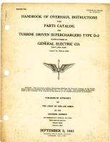 Overhaul Instructions with Parts Catalog for Turbine Driven Superchargers Type D-2
