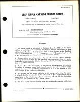 Change Notice for Parts for North American B-25 Aircraft