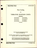 Parts Catalog for Vibrator Ignition Units 