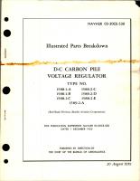 Illustrated Parts Breakdown for D-C Carbon Pile Voltage Regulator 