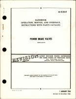 Operation, Service, and Overhaul Instructions with Parts Catalog for Power Brake Valves