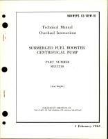 Overhaul Instructions for Submerged Fuel Booster Centrifugal Pump - Part RG12210