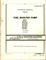 Change to Overhaul Manual for Fuel Booster Pump