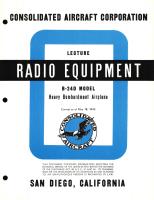 Radio Equipment Information for the Model B-24D 