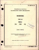 Illustrated Parts Breakdown for Inverters - Type D-4 - Models F35, F35K and F36 