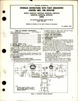 Overhaul Instructions with Parts Breakdown for Fire Detector Control Unit
