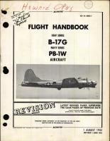 Flight Handbook for B-17G, PB-1E Aircraft