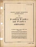 Pilot's Flight Operating Instructions for P-39