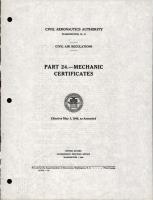 Mechanic Certificates - Civil Air Regulations
