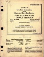 Overhaul Instructions with Illustrated Parts Breakdown for Nose Landing Gear Uplock Assembly - Part 358800-1