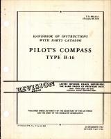 HB of Instructions with Parts Catalog for Pilot's Compass Type B-16