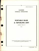 Overhaul Instructions for Portable Bilge & Refueling Unit - Models RR-9110