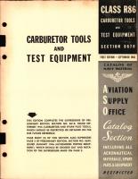 Carburetor Tools and Test Equipment
