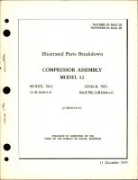 Illustrated Parts Breakdown for Compressor Assembly - Model 32-R-1600-1-0