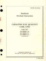 Overhaul Instructions for Capacitor Fuel Quantity Tank Unit Part No. B355BBM 