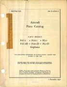 Parts Catalog - F4U-1, F3A-1, FG-1