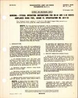 Special Operating Instructions for RB-34 and C-46 Series Airplanes using Fuel Grade 91