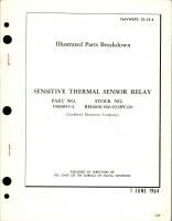 Illustrated Parts Breakdown for Sensitive Thermal Sensor Relay - Part 5500055-2