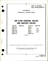 Overhaul Instructions for Air Flow Control Valves & Shutoff Valves - Models SV7-2, SV7-3, and V7-1