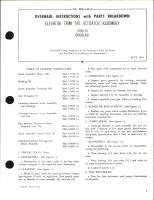 Overhaul Instructions with Parts Breakdown for Elevator Trim Tab Actuator Assembly