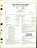 Overhaul Instructions with Parts Breakdown for Motor, 0.15 HP, 26 Volt Direct Current - Part 32370-6