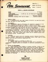 Overhaul Instructions for Pressure Loaded Hydraulic Pump - Model 1P-737-A2