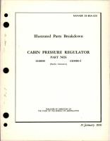 Illustrated Parts Breakdown for Cabin Pressure Regulator - Parts 610000 and 610000-1