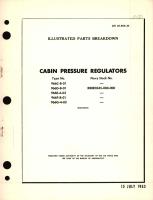 Illustrated Parts Breakdown for Cabin Pressure Regulators Type No. 966C