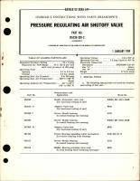 Overhaul Instructions with Parts Breakdown for Pressure Regulating Air Shutoff Valve - Part 105230-320-2 