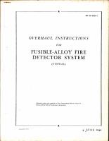 Overhaul Instructions for Fusible-Alloy Fire Detector System