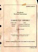 Overhaul Instructions for Turbine Fan Assembly - Parts 505450-1 and 505450 