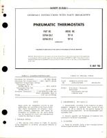 Overhaul Instructions with Parts Breakdown for Pneumatic Thermostats - Parts 107704-150-2 and 107704-275-2