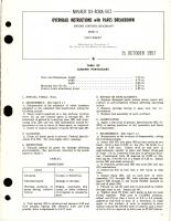 Overhaul Instructions with Parts Breakdown for Engine Control Quadrant - 45051-3