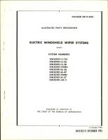Illustrated Parts Breakdown for Electric Windshield Wiper System 