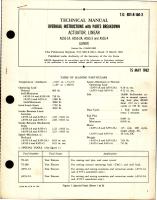 Overhaul Instructions with Parts for Linear Actuator - Parts A555-1A, A555-2A, A555-3 and A555-4