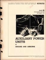 Auxiliary Power Units for Ground and Airborne
