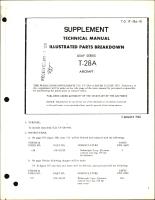 Illustrated Parts Breakdown for T-28A - Supplement 