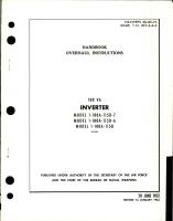 Ovewrhaul Instructions for Inverter - 100VA 