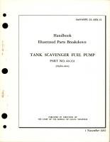 Illustrated Parts Breakdown for Tank Scavenger Fuel Pump - Part 60-331