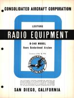 Radio Equipment Lecture, B-24D Model - Familiarization Manual