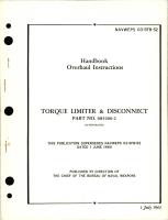 Overhaul Instructions for Torque Limiter & Disconnect - Part 683266-2