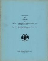 Service Manual and Parts List for Bimetallic Oil Temperature Control Valve - Types M-1 and M-2